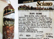 Salame di Sciano richiamato per salmonella: allarme dal ministero della Salute