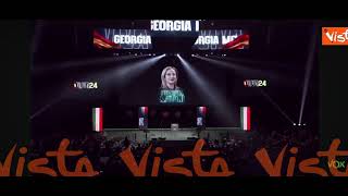 ‘La mujer che ha cambiato la politica italiana’ - ovazione per Giorgia Meloni a Festa Vox a Madrid