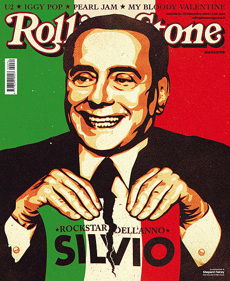 Berlusconi rockstar