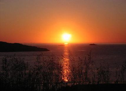 sole tramonto