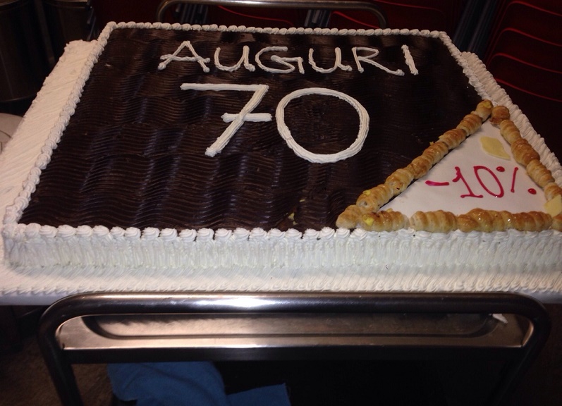 I 70 Anni Di Mario Capanna Ecco La Torta Preparata Dagli Amici