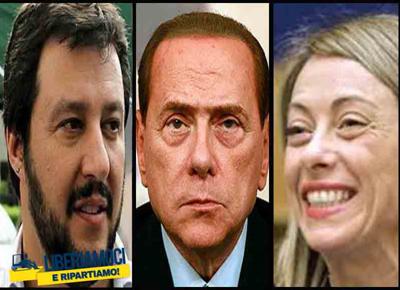 berlusconi salvini meloni