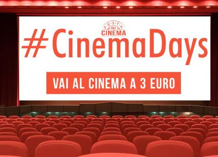 #CINEMADAYS per 3 giorni film a 3 € Il sostegno di ANEC Puglia e Basilicata