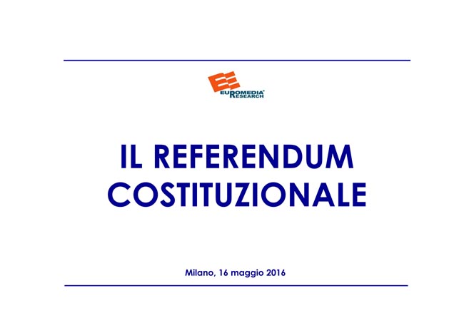 Euromedia Referendum costituzionale (1)