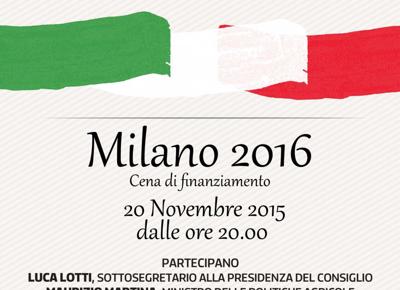 Milano 2016, il manifesto Milano 2016, il manifesto