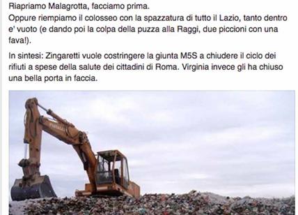 Rifiuti, l'M5S Barillari choc: “Riapriamo Malagrotta. Zingaretti medievale”