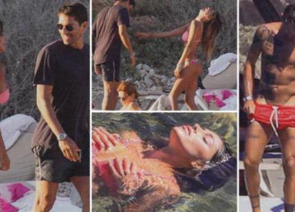 Belen e Borriello, vacanza bollente. baci e amore a Ibiza. Le foto