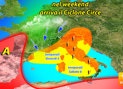 Previsioni meteo/ Arriva il ciclone spacca-estate: da venerdì ci sarà CIRCE