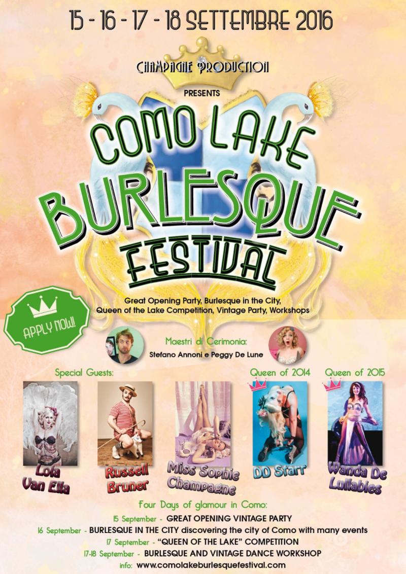 Como Lake Burlesque Festival 2016