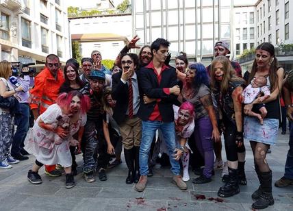 Zombie Walk in centro a Milano per i 30 anni di Dylan Dog. Foto