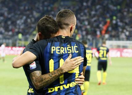Milan-Inter 2-2. Due magie di Suso, ma Perisic pareggia in extremis