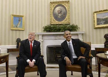 USA 2016: Obama incontra Donald Trump nello Studio Ovale della Casa Bianca