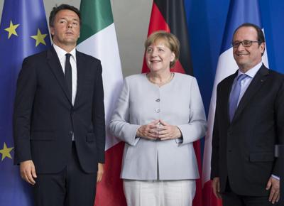 renzi merkel hollande