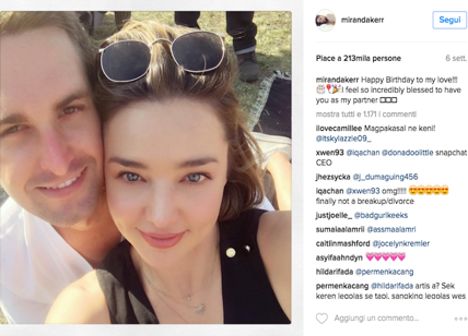 Snapchat, il fondatore Evan Spiegel a nozze con Miranda Kerr