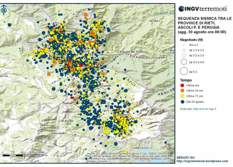 terremoto sismografo ingv
