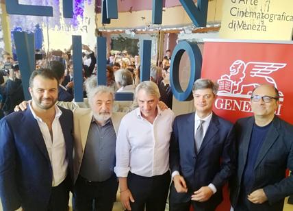 Foto Genialità Italiana sotto le stelle, Marco Sesana con i registi Ambassador del genio