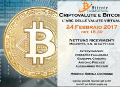 24 FEBBARIO Bitcoin, @Nettuno ricevimenti