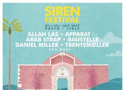 Siren Festival 2017, nuovi nomi: Cabaret Voltaire, Ghali e...