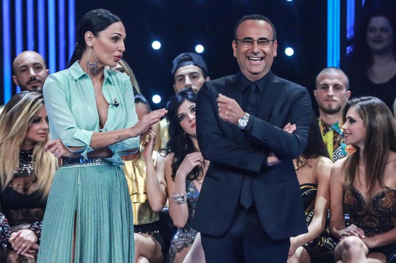 Anna Tatangelo e Carlo Conti Anna Tatangelo e Carlo Conti
