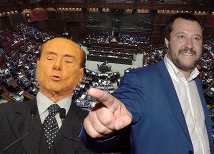 Berlusconi Salvini ape
