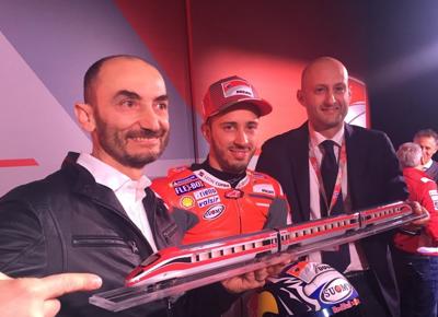 Claudio Domenicali Andrea Dovizioso Gianpiero Strisciuglio