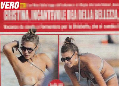 cristina chiabotto topless