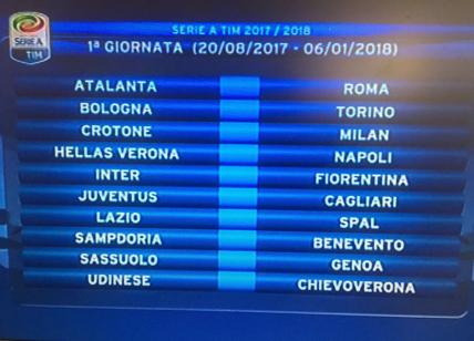 Serie A, ecco il calendario. Inter-Fiorentina, Crotone-Milan e Juve-Cagliari