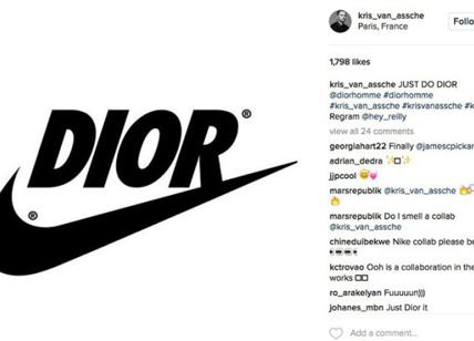 Dior si mette il baffo di Nike. Strategia di lancio? E' giallo