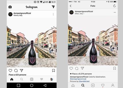 Instagram, epic fail di Dom Perignon. Milano scambiata per Venezia. La foto Instagram, epic fail di Dom Perignon. Milano scambiata per Venezia. La foto