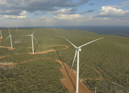 Enel avvia la produzione del parco eolico Delfina in Brasile