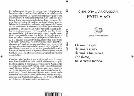 Libri, la bambina pugile è tornata: esce Fatti vivo di Chandra Livia Candiani