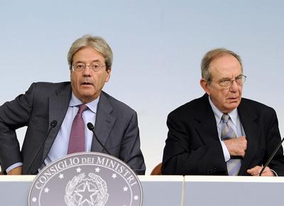 Gentiloni padoan ape