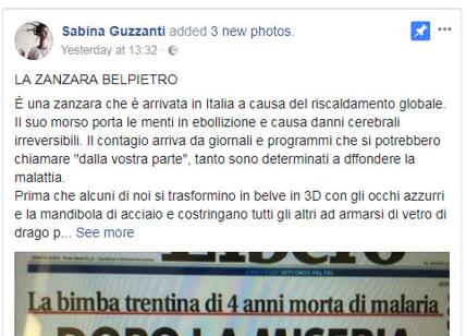 Sabina Guzzanti attacca "Libero". Ma sbaglia direttore: non è più Belpietro Sabina Guzzanti attacca "Libero". Ma sbaglia direttore: non è più Belpietro