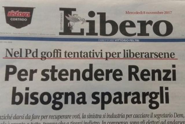 Foto quotidiano "Libero" Foto quotidiano "Libero"