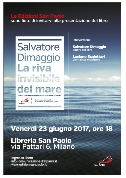 Esce "La riva invisibile del mare" di Dimaggio. Prefazione di Quartapelle Esce "La riva invisibile del mare" di Dimaggio. Prefazione di Quartapelle