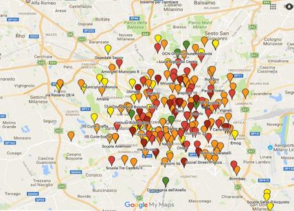 Cittadini dell’Aria, abolire i diesel. La mappa dell'inquinamento a Milano
