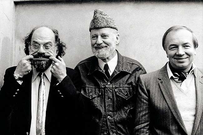 Maria Mulas - Allen Ginsberg - Lawrence Ferlinghetti - Andrej Voznesenskij - 1982 Maria Mulas - Allen Ginsberg - Lawrence Ferlinghetti - Andrej Voznesenskij - 1982