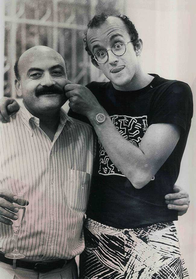 Maria Mulas - Salvatore Ala e Keith Haring - 1986 Maria Mulas - Salvatore Ala e Keith Haring - 1986