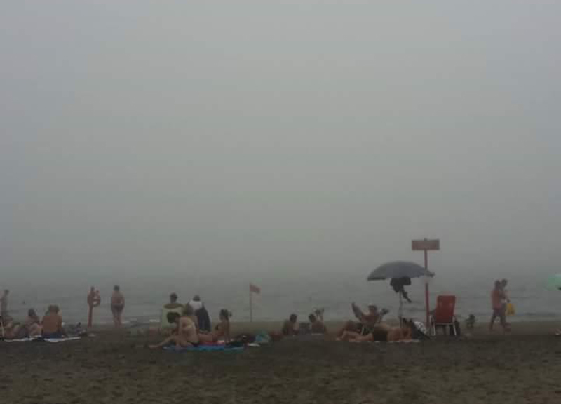 nebbia ostia estate