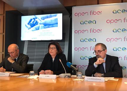 Open Fiber, accordo con Acea per Roma: 375 milioni di investimenti per le reti