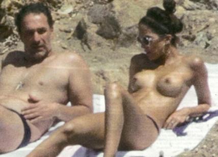 Raoul Bova e Rocio Morales vacanze hot: topless a Ibiza. LE FOTO