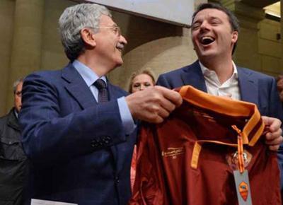 renzi d'alema totti