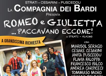 Giulietta e Romeo “paccano” ancora: torna in scena la Compagnia dei Bardi