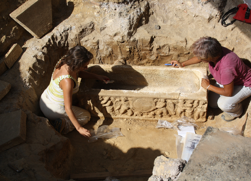 sarcofagi romani stadio