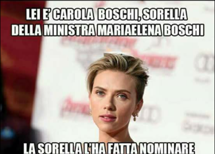 Bufale VIP: la raccomandata sorella di Maria Elena Boschi è Scarlett Johansson