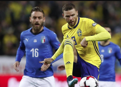Ascolti Tv Auditel, Nazionale Svezia Italia 10 novembre 2017