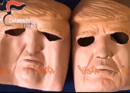 Torino, assaltavano banche mascherati da Trump: catturati. Video