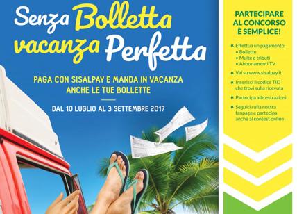 Senza bolletta vacanza perfetta: con SisalPay vinci 10 anni di bollette pagate Senza bolletta vacanza perfetta: con SisalPay vinci 10 anni di bollette pagate