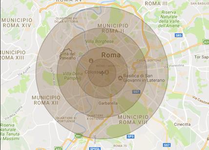 Super bomba su Roma, terrore simulato: l'esplosione ricreata su Google Maps