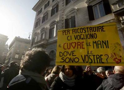 terremoto manifestazione roma 03